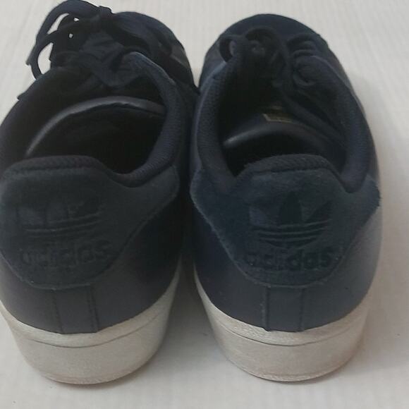 Adidas Men's Superstar Shelltoe Blue Suede 10 Streetwear Y2K Run DMC Athleisure - Picture 2 of 8